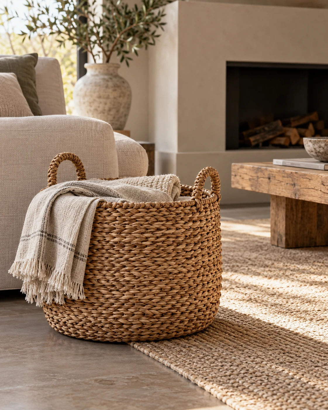 Hearth Woven Basket sample product image